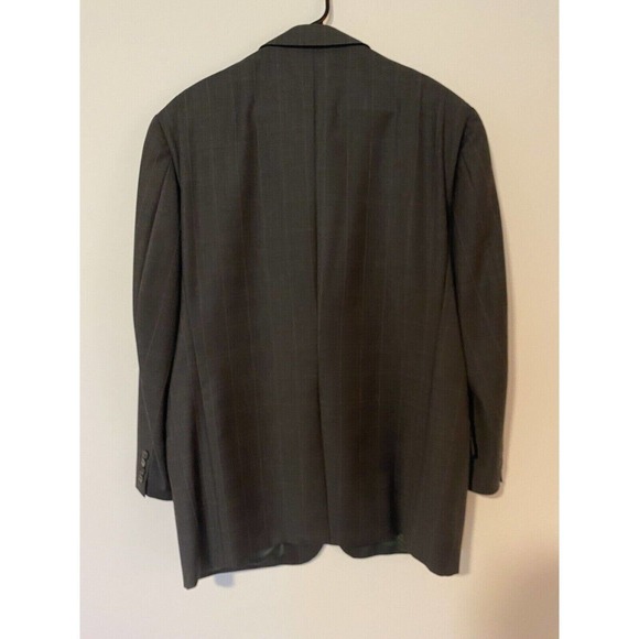 Joseph Abboud Men’s Suit Coat Blazer Two Button Charcoal Gray Wool Blend 42R W36 - Picture 5 of 8